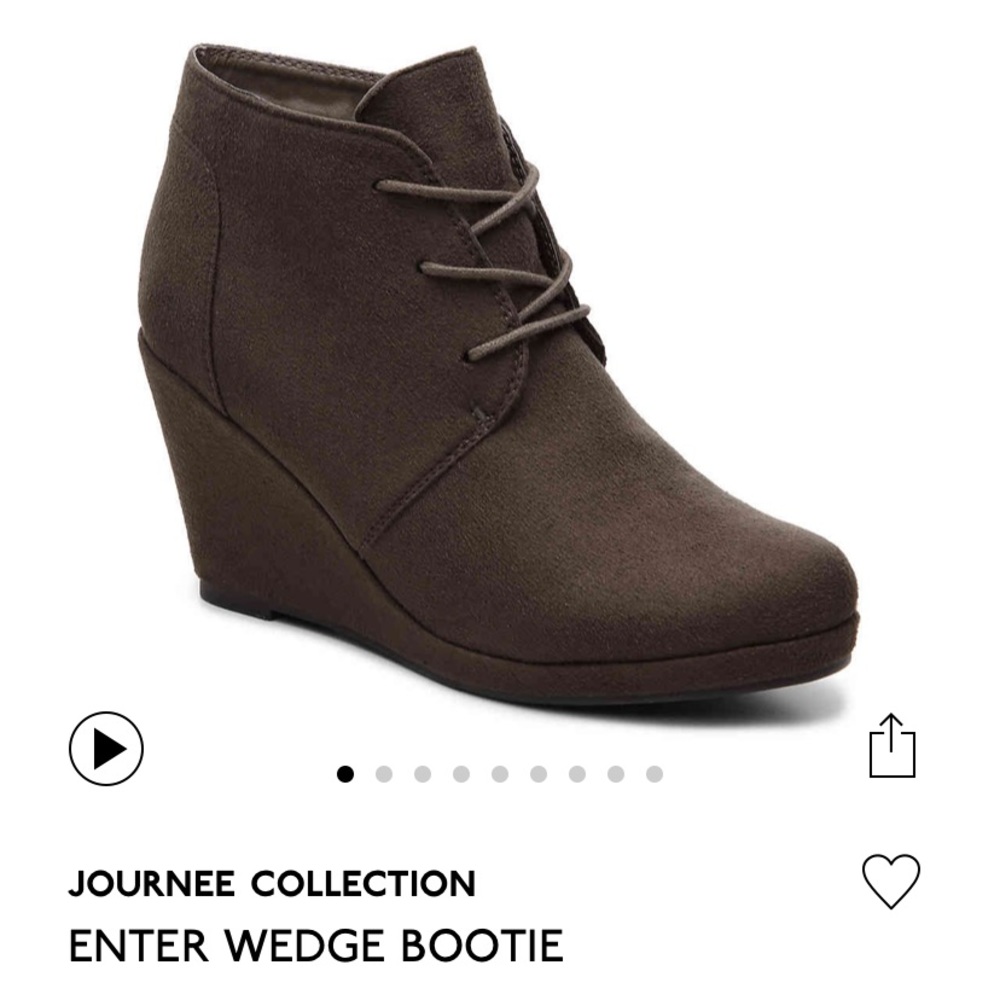 Journee Collection Brown Bootie